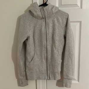 Scuba Full-zip Hoodie in Heathered Core Ultra Light Grey